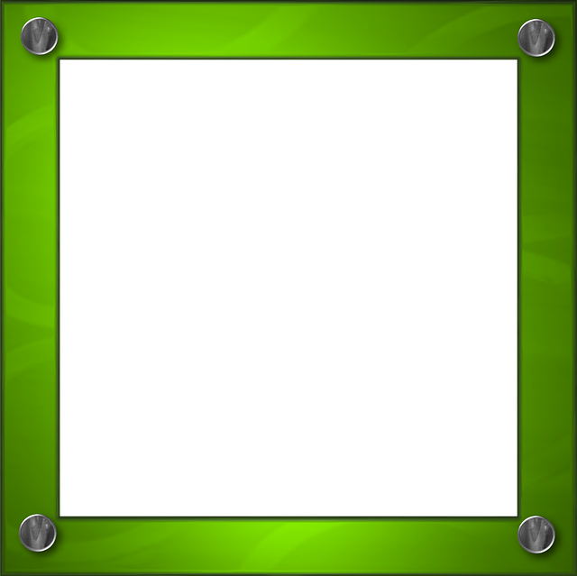 Free download Green Frame Border -  free illustration to be edited with GIMP free online image editor