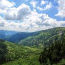 Green hills  screen for extension Chrome web store in OffiDocs Chromium
