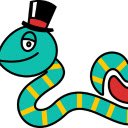Green snake  screen for extension Chrome web store in OffiDocs Chromium