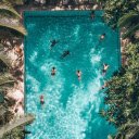 Green swimming pool  screen for extension Chrome web store in OffiDocs Chromium