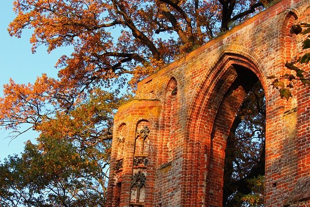 Free download greifswald germany eldena fall free picture to be edited with GIMP free online image editor