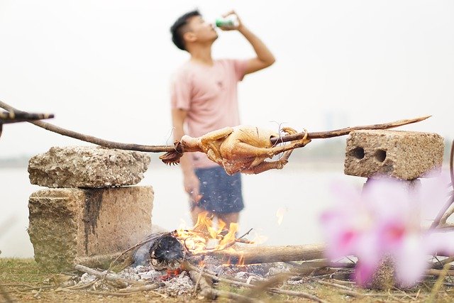 Free download grill chicken travel camping chill free picture to be edited with GIMP free online image editor
