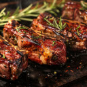 Grilled ribs are golden and fragrant  screen for extension Chrome web store in OffiDocs Chromium