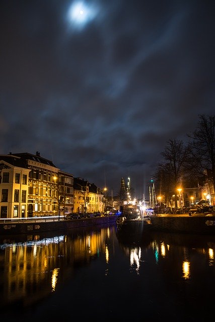 Free download groningen city night dutch tourism free picture to be edited with GIMP free online image editor