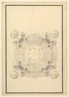 Free download Ground Plan for a Catafalque for Louis, Dauphin of France, d. 1711 free photo or picture to be edited with GIMP online image editor