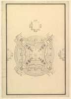 Free download Ground Plan for a Catafalque for the regent of France Philip, Duke dOrleans (1674-1723) free photo or picture to be edited with GIMP online image editor