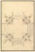Free download Ground Plan for Catafalque for Johann Wilhelm, Count Palatine of the Rhine (d. 1716). free photo or picture to be edited with GIMP online image editor