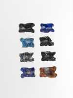 Free download Group of eight glass astragali (knucklebones) free photo or picture to be edited with GIMP online image editor