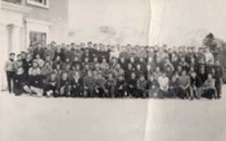 Free download Group Photograph, Outward Bound Mountain School, Ullswater, Lake District, U. K., 1963 free photo or picture to be edited with GIMP online image editor
