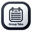 Group Tabs  screen for extension Chrome web store in OffiDocs Chromium