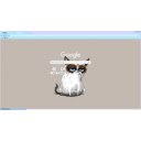 GRUMPY cat  screen for extension Chrome web store in OffiDocs Chromium