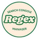 GSC Regex Manager by Roberto Montaner  screen for extension Chrome web store in OffiDocs Chromium