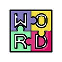 Guess The Word  screen for extension Chrome web store in OffiDocs Chromium