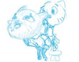 Free download Gumball x Nicole Watterson fanfiction sex-art free photo or picture to be edited with GIMP online image editor