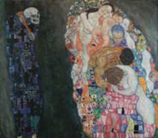 Unduh gratis foto atau gambar Gustav Klimt, Death And Life gratis untuk diedit dengan editor gambar online GIMP