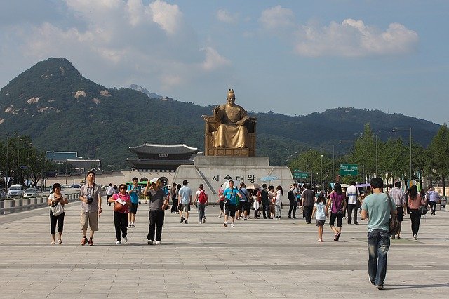 Baixe gratuitamente a imagem gratuita do palácio gwanghwamun gyeongbokgung para ser editada com o editor de imagens online gratuito GIMP