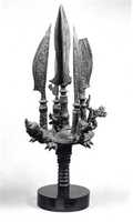 Free download Halberd Head with Nagas and Blades on a Tortoise free photo or picture to be edited with GIMP online image editor