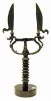 Free download Halberd Head with Two Nagas Supporting Blades free photo or picture to be edited with GIMP online image editor