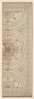 Free download Half Plan of a Ceiling with an Oval Center and Semicircular Ends free photo or picture to be edited with GIMP online image editor