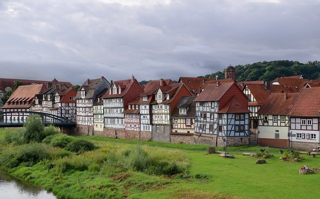Free download half timbered houses historic center free picture to be edited with GIMP free online image editor