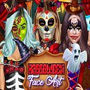 หน้าจอ Halloween Face Art สำหรับส่วนขยาย Chrome เว็บสโตร์ใน OffiDocs Chromium