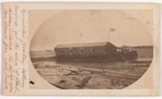 Free download Hamiltons Floating Battery Moored at the End of Sullivans Island the Night Before They Opened Fire upon Fort Sumter free photo or picture to be edited with GIMP online image editor