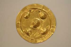 Free download Hammered Gold Disk free photo or picture to be edited with GIMP online image editor