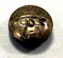Free download Hammered Silver Face Bead free photo or picture to be edited with GIMP online image editor