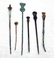 Free download Hammered Silver Pin (tupu) free photo or picture to be edited with GIMP online image editor
