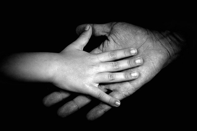Free graphic hands touch baby black and white to be edited by GIMP free image editor by OffiDocs