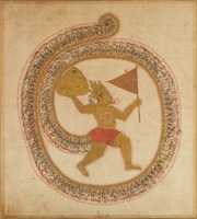Free download Hanuman Bearing the Mountaintop with Medicinal Herbs free photo or picture to be edited with GIMP online image editor