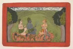 Free download Hanuman before Rama and Lakshmana free photo or picture to be edited with GIMP online image editor