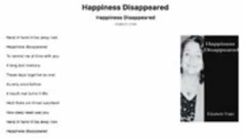 Free download Happiness Disappeared free photo or picture to be edited with GIMP online image editor