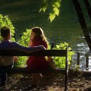 Happy couple by the lake  screen for extension Chrome web store in OffiDocs Chromium