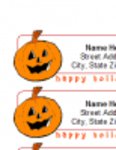 Free download Happy Halloween Address  Labels DOC, XLS or PPT template free to be edited with LibreOffice online or OpenOffice Desktop online