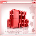 Happy New Year 3D  screen for extension Chrome web store in OffiDocs Chromium