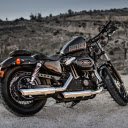 Harley Davidson Forty Eight: A Dark and Muscular Bobber Icon  screen for extension Chrome web store in OffiDocs Chromium