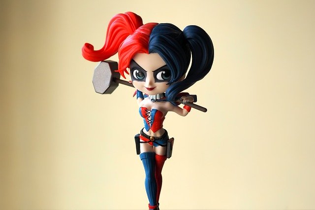 Gratis download harley quinn jonge dame vrouwelijke gratis foto om te bewerken met GIMP gratis online afbeeldingseditor