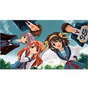 Ekran Haruhi Suzumiya 1 1366x768 dla rozszerzenia Sklep internetowy Chrome w OffiDocs Chromium