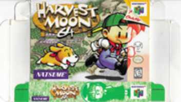 Free download Harvest Moon 64 Box Art, Cartridge, Manual free photo or picture to be edited with GIMP online image editor