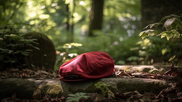 Free download hat cap beret forest lost free picture to be edited with GIMP free online image editor