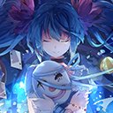 Hatsune обнимает любимую маску клоунов 2018 года Экран для расширения Интернет-магазина Chrome в OffiDocs Chromium