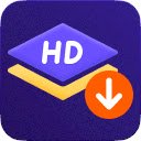 HD Image Downloader  Upscaler  screen for extension Chrome web store in OffiDocs Chromium