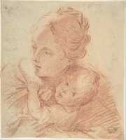 Free download Head and Shoulders of a Mother and Child free photo or picture to be edited with GIMP online image editor