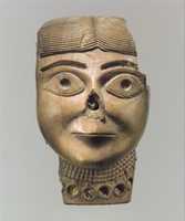 Free download Head of a female wearing a necklace originally filled with colored paste and gold free photo or picture to be edited with GIMP online image editor