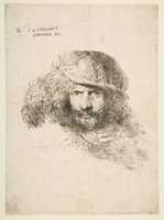 Free download Head of a Man with a feathered Cap (Bernini?) free photo or picture to be edited with GIMP online image editor