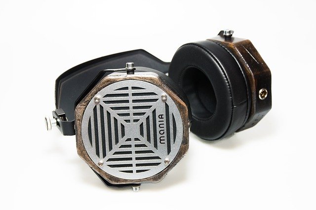 Free graphic headphones isolated white background to be edited by GIMP free image editor by OffiDocs