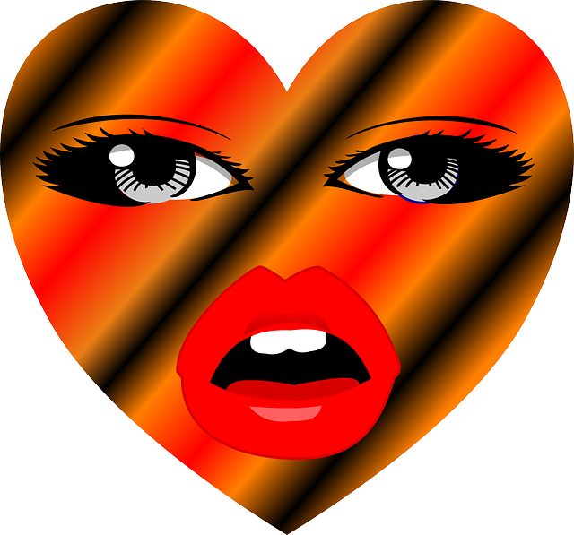 Free download Heart Face Red - Free vector graphic on Pixabay free illustration to be edited with GIMP free online image editor