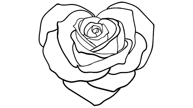 تحميل مجاني Heart Flower Love - رسم توضيحي مجاني ليتم تحريره باستخدام محرر الصور المجاني على الإنترنت GIMP