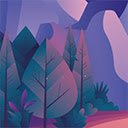 Heart of the Forest Theme for Google Chrome  screen for extension Chrome web store in OffiDocs Chromium